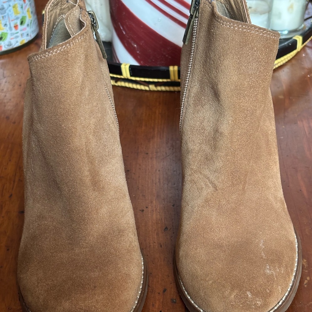 Lucky Brand Tan Leather Upper Shoes
